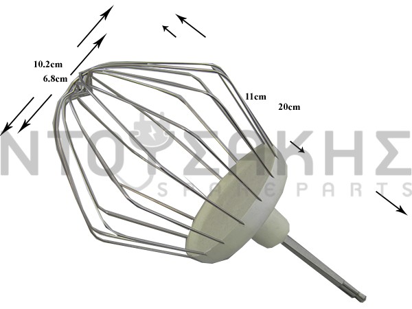 Εικόνα 1 για ΑΝΑΔΕΥΤΗΡΑΣ ΜΑΡΕΓΚΑΣ ΜΙΞΕΡ BOSCH SIEMENS 650543